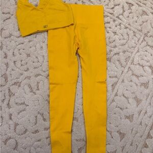 SET Active Yellow Leggings